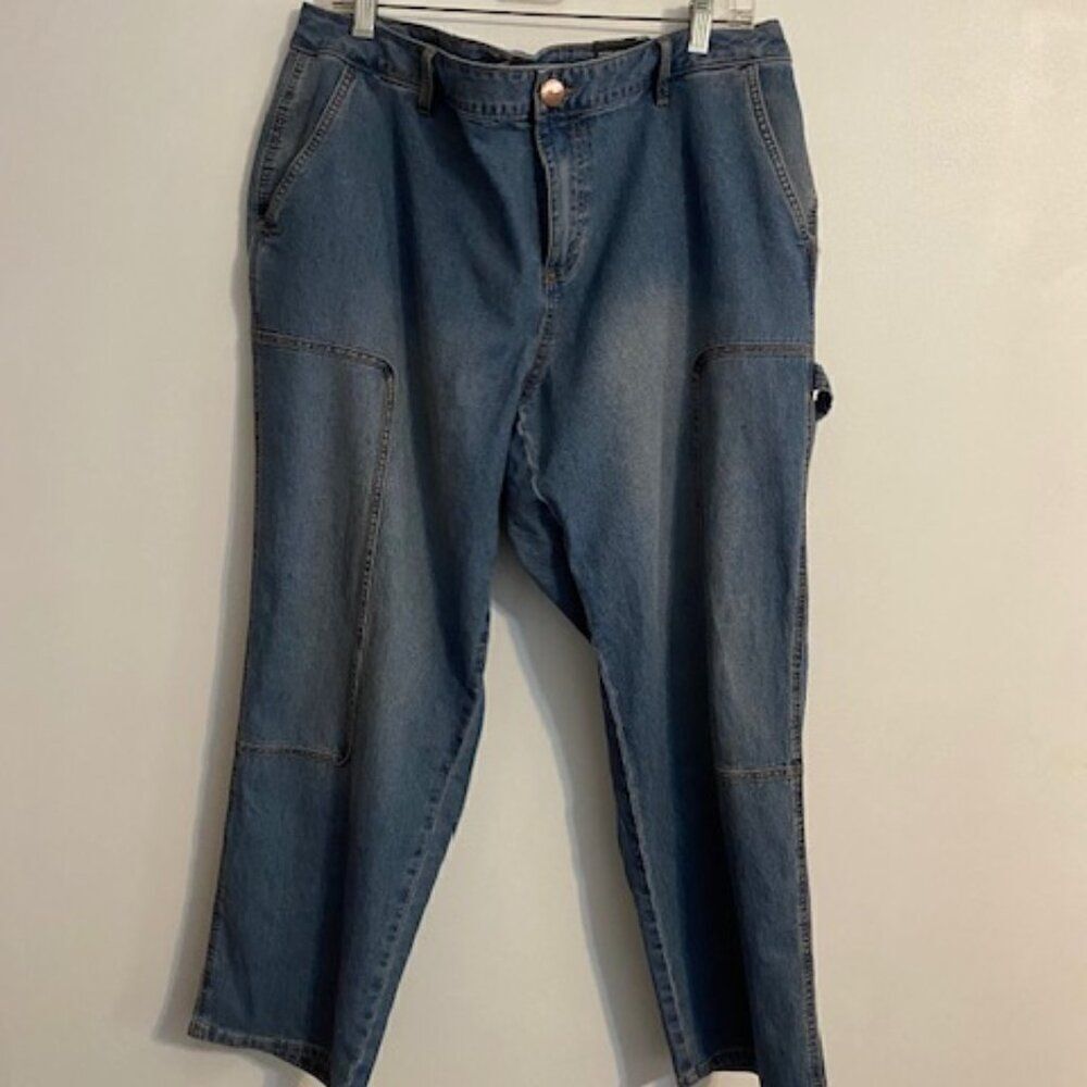 AG Denim Carpenter crop pants, size 18W